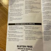 Vegetarian options listed, can customize vegan  at Collegetown Bagels - Pine Tree Rd in Ithaca