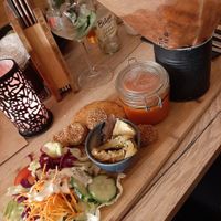 Planche vegan at L'Endroit in Malmedy