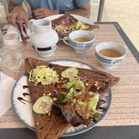 Customized vegan crepe !  at La Broustal in Fougeres