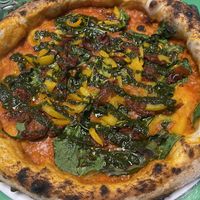 “Gucci o Prada” without cheese (vegan)  at Nonnas Teeth & Tomatoes in Sao Miguel