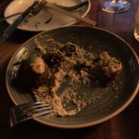 Half eaten falafel bites    at Pinky's in Boston