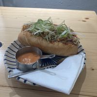 Sesame mushroom kimchi pressed rice Banh mi  at O Plant-based - Nguyễn Đình Chiểu in Ho Chi Minh City