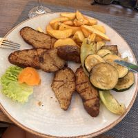 We stopped here for lunch and we all enjoyed it very much. Choice of seitan with potato, veggie burger and more. Large portions and prices commensurate with that. May recommend.  at Pirates Kitchen  in Omis