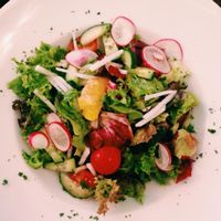 the basic salad (the dressing is very nice) at PRJKT23 in Hamburg