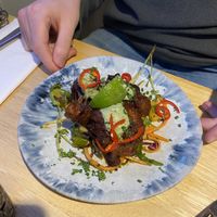 Cauliflower pakoras  at Delilah's in Lochinver