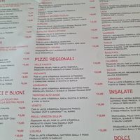 Menu at Pizzium  in Seregno