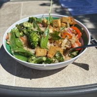 Rice bowl with tofuu  at The Uptown on Main in Frisco