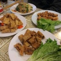 Selection of dishes at Loving Hut - Bien Tinh Thuong in Da Nang