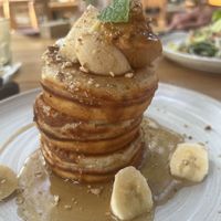 Phenomenal vegan pancakes!  at Ulu Garden in Pecatu