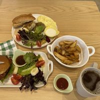 Two plates  at Amina in Tainan