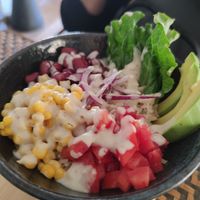 Burrito bowl at Grasshopper Cafe in Luang Prabang
