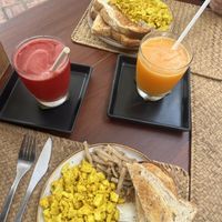   at Grasshopper Cafe in Luang Prabang