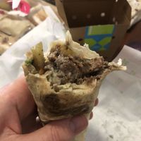 Impossible meat wrap  at Zaroob  in Abu Dhabi