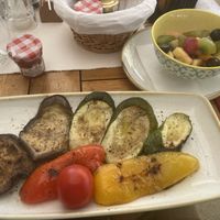 Grilled veggies and fruit  at Dubravka 1836 in Dubrovnik