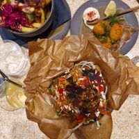 Vegan kebab brunch at Pom Friterie in Stockholm