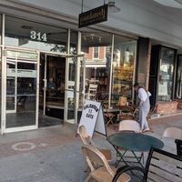 Outdated Cafe storefront at Outdated - An Antique Cafe in Kingston