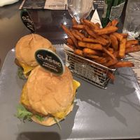 Double vegan burger!   at Cooper's Bar and Restaurant in Abu Dhabi