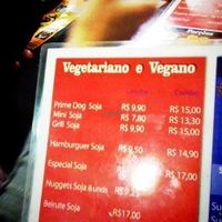 Prime Dog vegan menu at Prime Dog - Vila Mariana in Sao Paulo