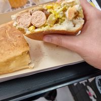 Soja hot dog at Prime Dog - Vila Mariana in Sao Paulo