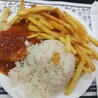 Bife a parmegiana vegano at Prime Dog - Vila Mariana in Sao Paulo