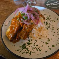 Curry with tofu at Forgotten Tonic in St Augustine