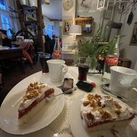 Only Place to get vegan cake. Very Cosy!!!!  at Trödelstübchen & Café in Plau Am See