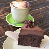 choc beet cake at Kunara Organic Natural Food Store and Cafe in Sunshine Coast
