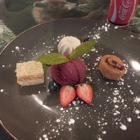 Vegan dessert at Mondani in Lochem