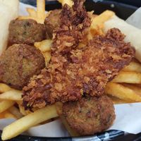 Vegan Neruda plate at Neruda Pub  in Istanbul