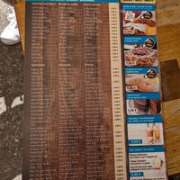 Drinks menu at Carezza Snack  in Nova Levante