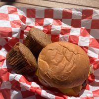 Cornbread & Walnut Burger at InnerG Cafe in Winter Haven