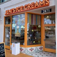 outside (super cute shop!)  at Jeni's Splendid Ice Creams in San Diego