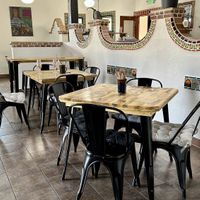 Dining area  at Yafay Organic Bistro in Sandpoint