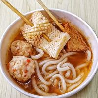 Guan Dong Zhu with udon and vegan sticks at Ke Chuan Vegetarian - 客串素食 in Johor Bahru