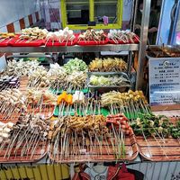 Variety of vegan and vegetarian sticks available at Ke Chuan Vegetarian - 客串素食 in Johor Bahru