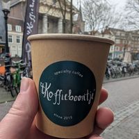 Oat flat white at 't Koffieboontje in Utrecht