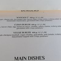 Menu at Elvis Kitchen in Sozopol