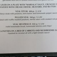 Menu at Elvis Kitchen in Sozopol