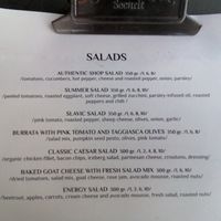 Menu at Elvis Kitchen in Sozopol