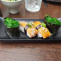 Seaweed sushi & Inari tofu sushi at Asian Fusion Merlina in Breda