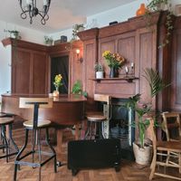 Comfy surroundings at Orange Cafe Bar in Mousehole