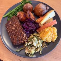 Seitan roast   at Orange Cafe Bar in Mousehole