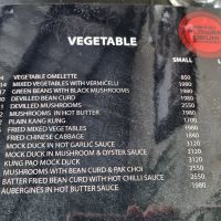 Some vegan and vegetarian options, but there are more. at Senani by Oak Ray in Kandy