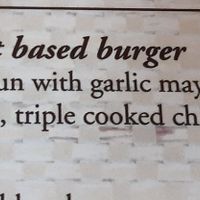 Menu options at The Old Stag in Conwy