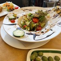 Salad- without prawns  at El Olivo in Frigiliana