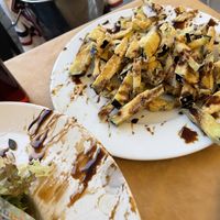 Aubergine with cane molassess  at El Olivo in Frigiliana