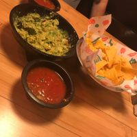 Guacamole, salsa and tortilla chips  at San Jose in Zebulon