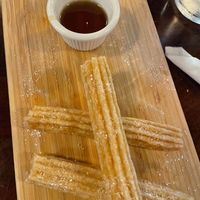 Churros (there are 6 to an order, but we ate 3 before I remembered to take a picture at Sardi Cafe Lounge in Wilton Manors