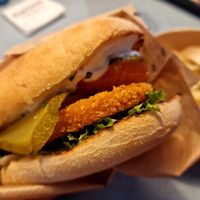 Vienna burger at Swing Kitchen in Basel