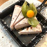 Strawberry cheesecake  at Avatara Pizza in Calgary